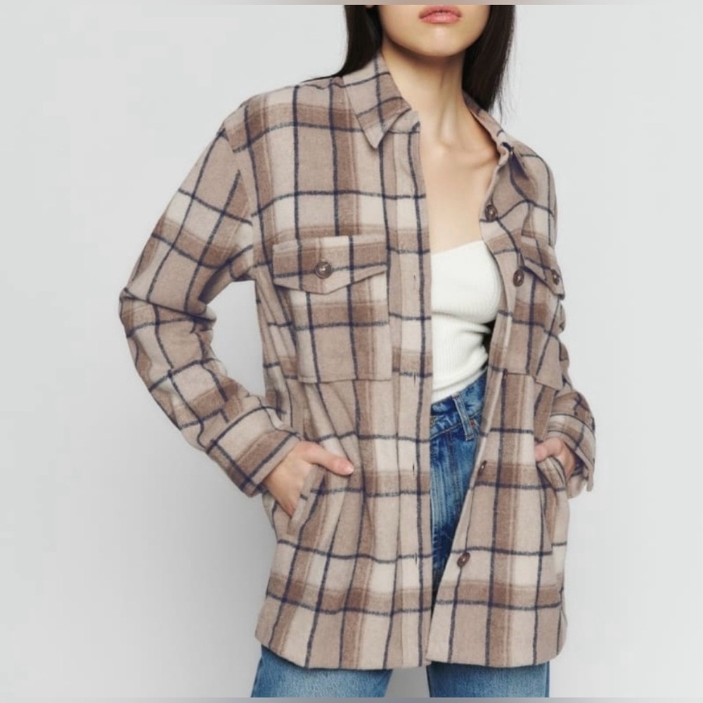 Reformation Ridley Shirt Jacket (Small)